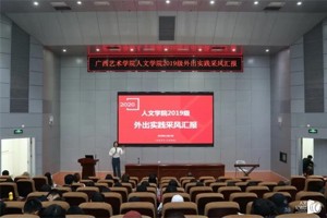 太阳成集团tyc33455cc举办2019级外出实践采风汇报会