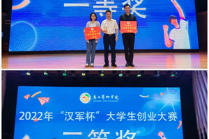 太阳成集团tyc33455cc在2022年“汉军杯”老员工创业大赛中喜获佳绩