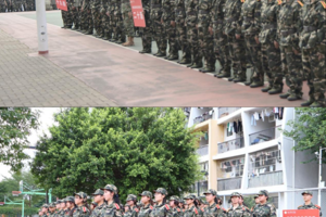 太阳成集团tyc33455cc开展2023年军训慰问及新生爱国主义教育活动